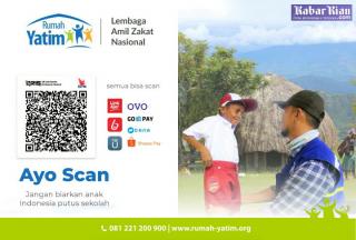 Demi Transparasi, Rumah Yatim Sediakan Sarana Donasi Scan QR
